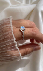 Aube Moonstone Ring