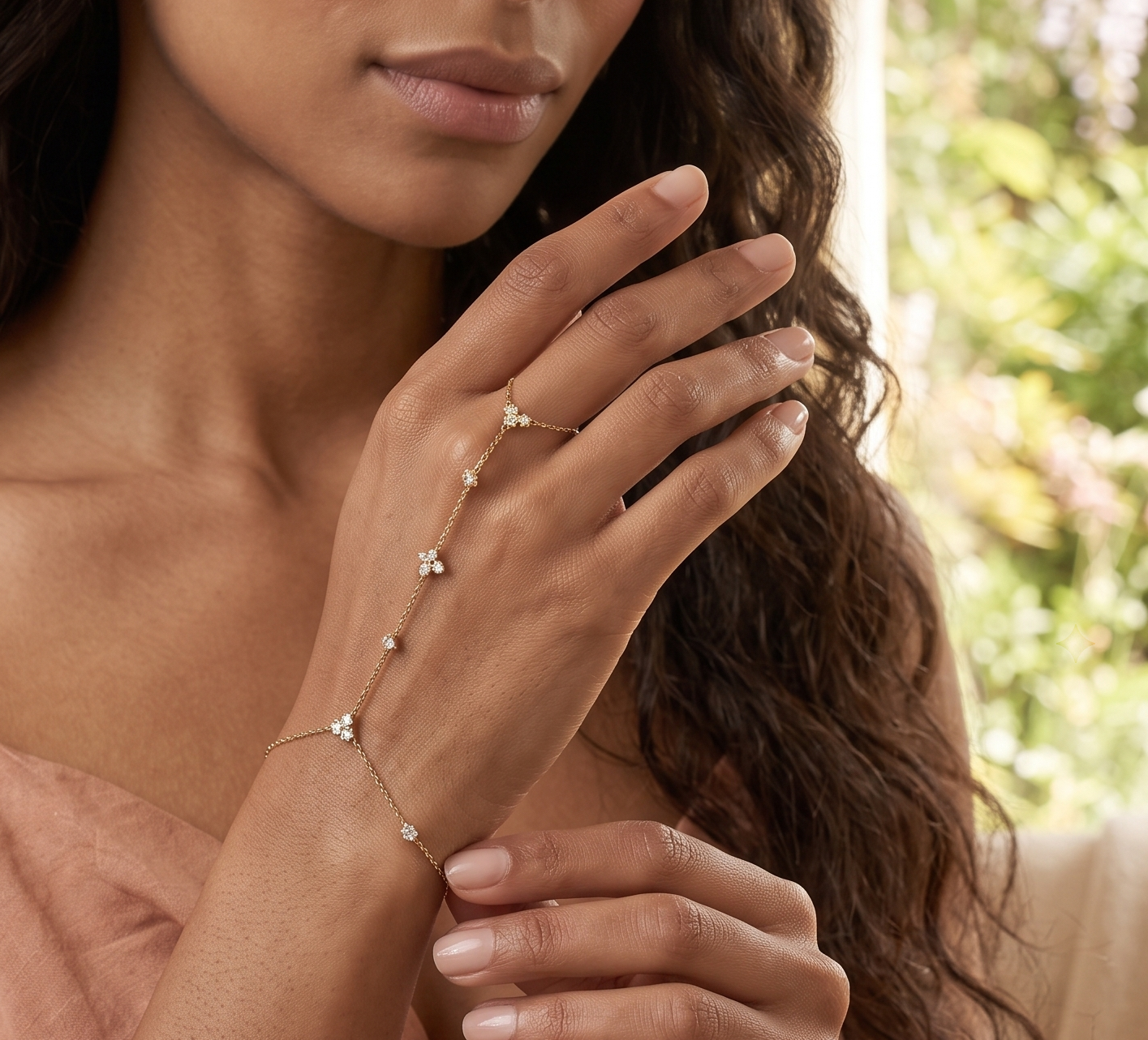 Aurélia Hand Chain Bracelet