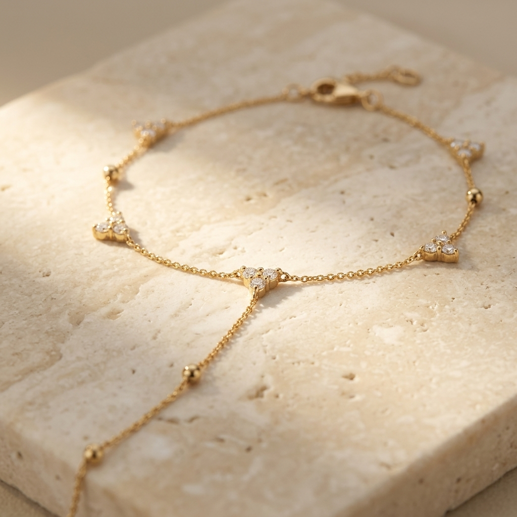 Aurélia Hand Chain Bracelet