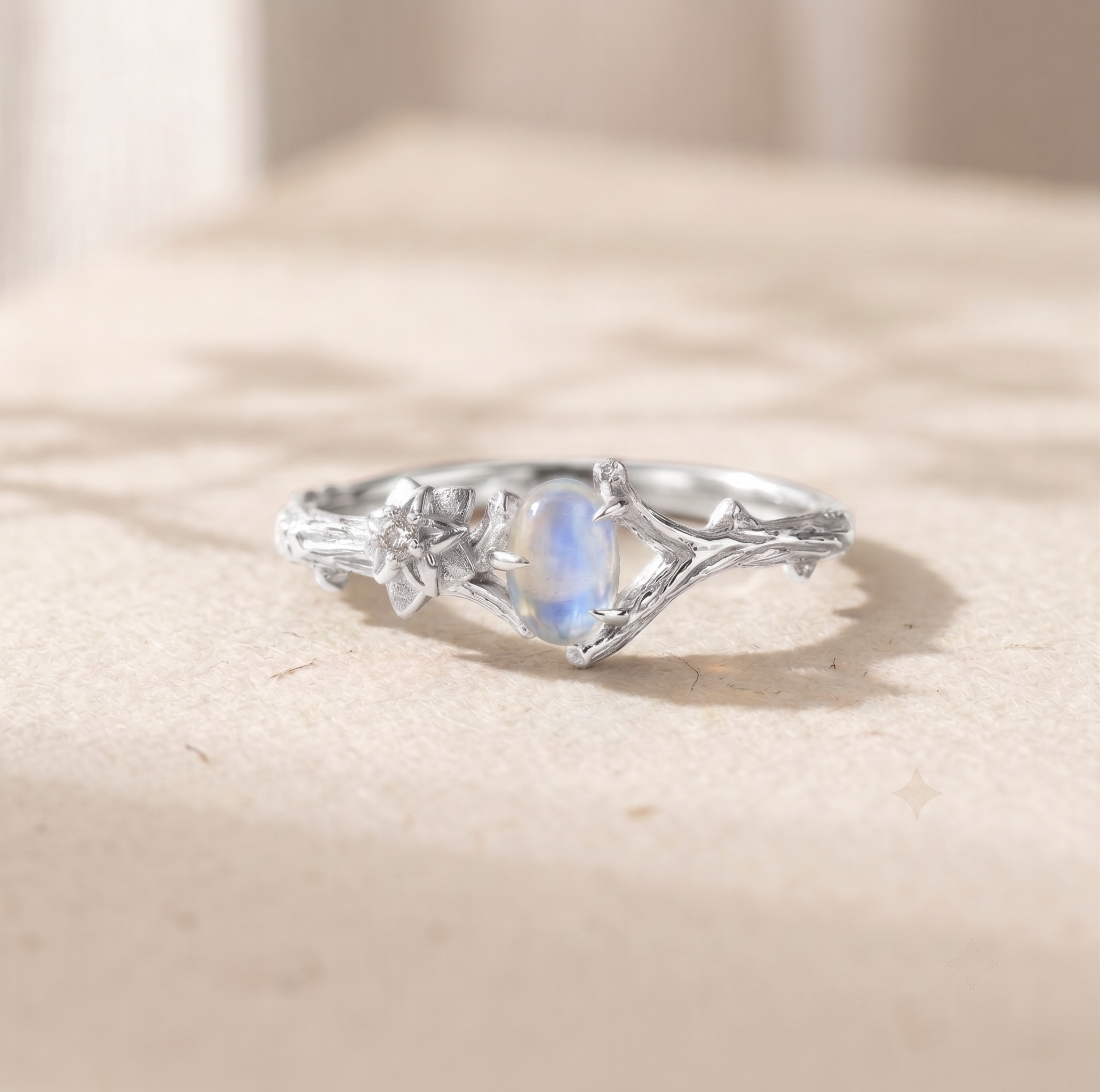 Aube Moonstone Ring