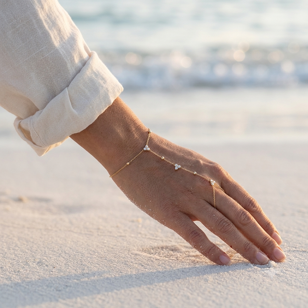 Aurélia Hand Chain Bracelet