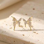 Papillon Crystal Stud Earrings