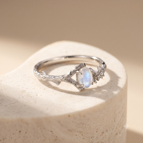 Aube Moonstone Ring